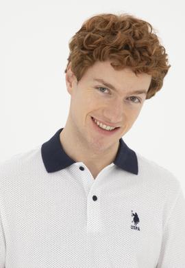 Erkek Beyaz Melanj Tişört - 50289864109