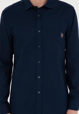 Erkek Lacivert Uzun Kollu Gömlek - 50272708001