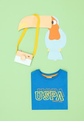 Erkek Çocuk Saks Basic Bisiklet Yaka Tişört - 50288070055