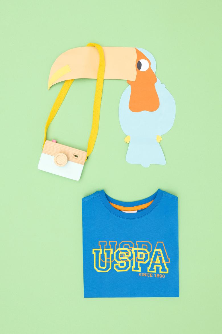 Erkek Çocuk Saks Basic Bisiklet Yaka Tişört - 50288070055