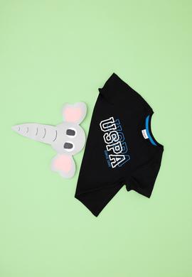 Erkek Çocuk Siyah Basic Bisiklet Yaka Tişört - 50288070065