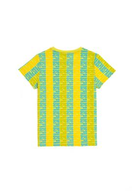 Erkek Çocuk Fıstık Yeşili Bisiklet Yaka Tişört - 50288049003