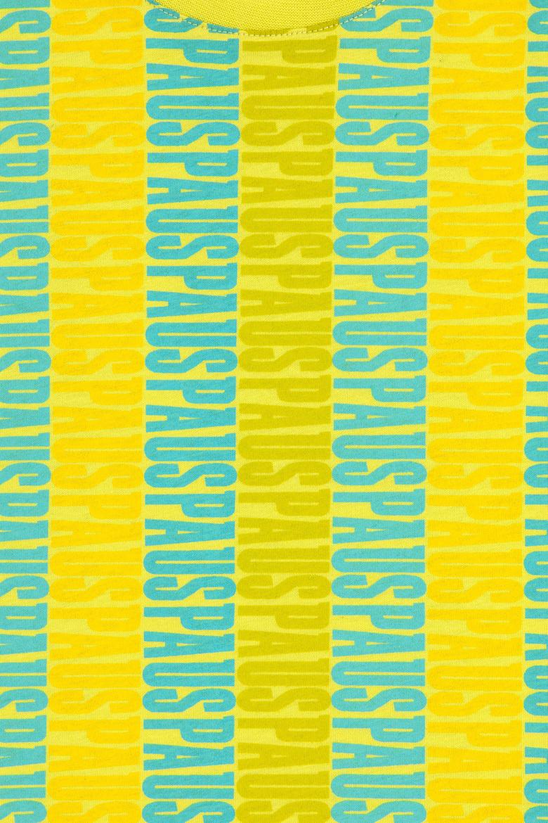 Erkek Çocuk Fıstık Yeşili Bisiklet Yaka Tişört - 50288049003