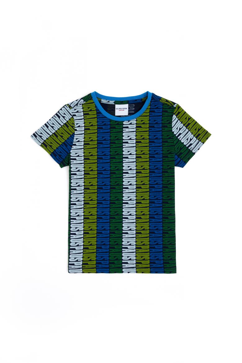 Erkek Çocuk Lacivert Bisiklet Yaka Tişört - 50288049014