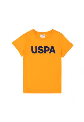 Erkek Çocuk Turuncu Basic Bisiklet Yaka Tişört - 50279614110