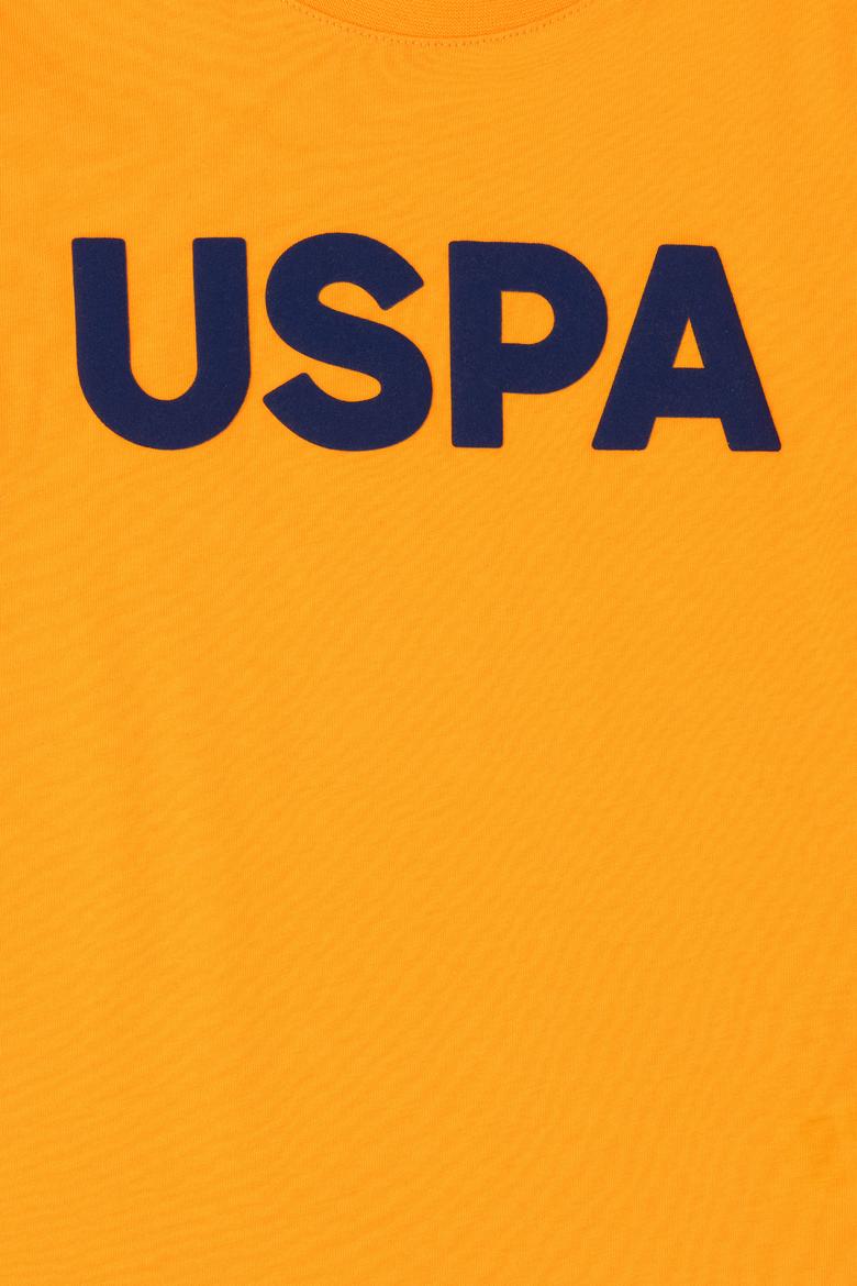 Erkek Çocuk Turuncu Basic Bisiklet Yaka Tişört - 50279614110