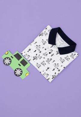 Erkek Çocuk Beyaz Tişört - 50289948008