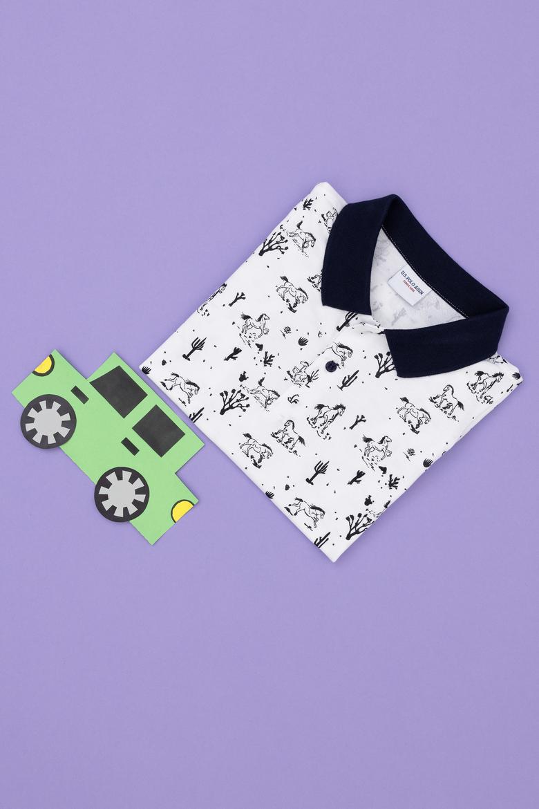 Erkek Çocuk Beyaz Tişört