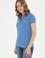 Kadın Koyu Mavi Basic Polo Yaka Tişört