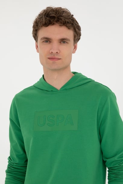 Erkek Yeşil Sweatshirt