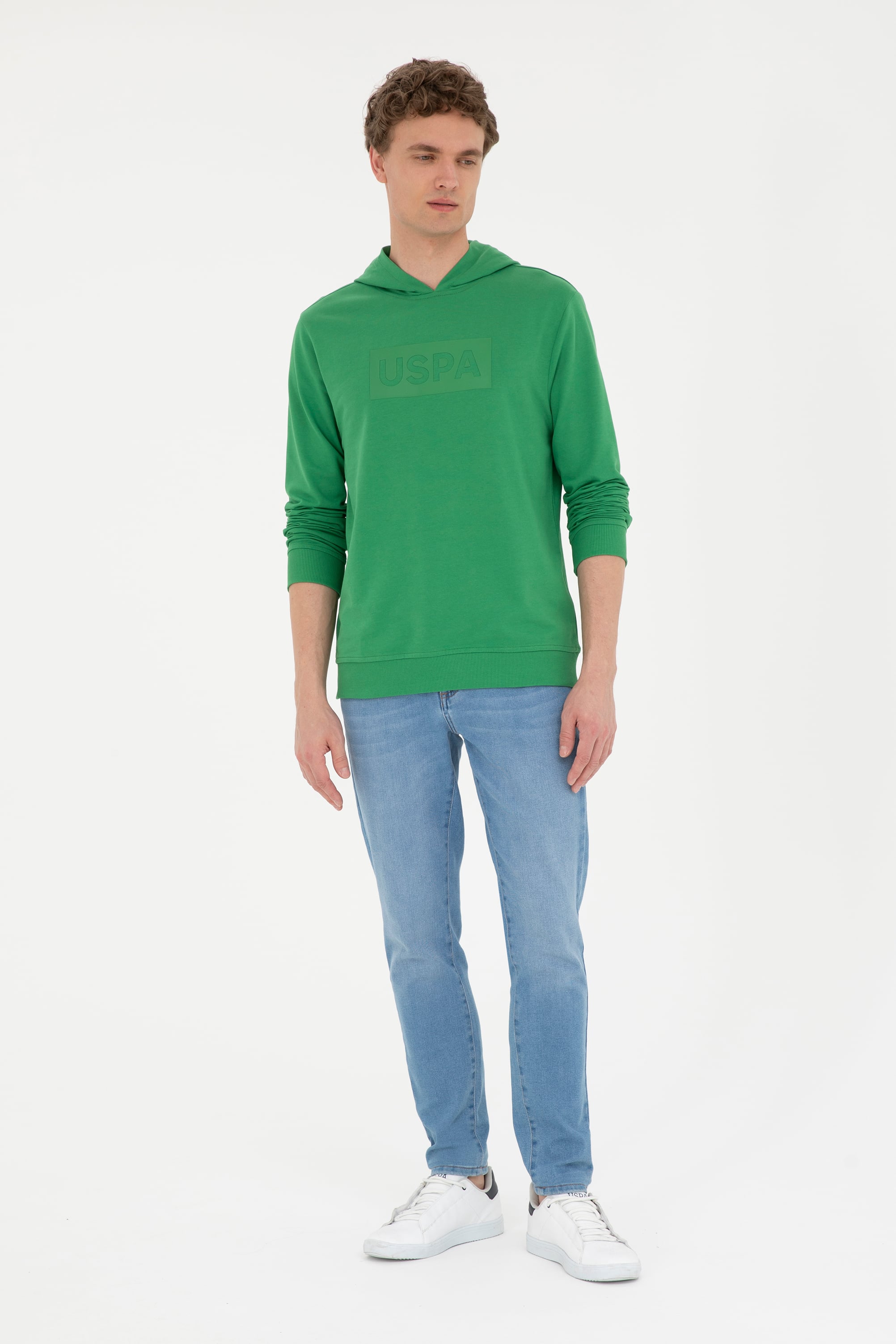 Erkek Yeşil Sweatshirt - Image 4