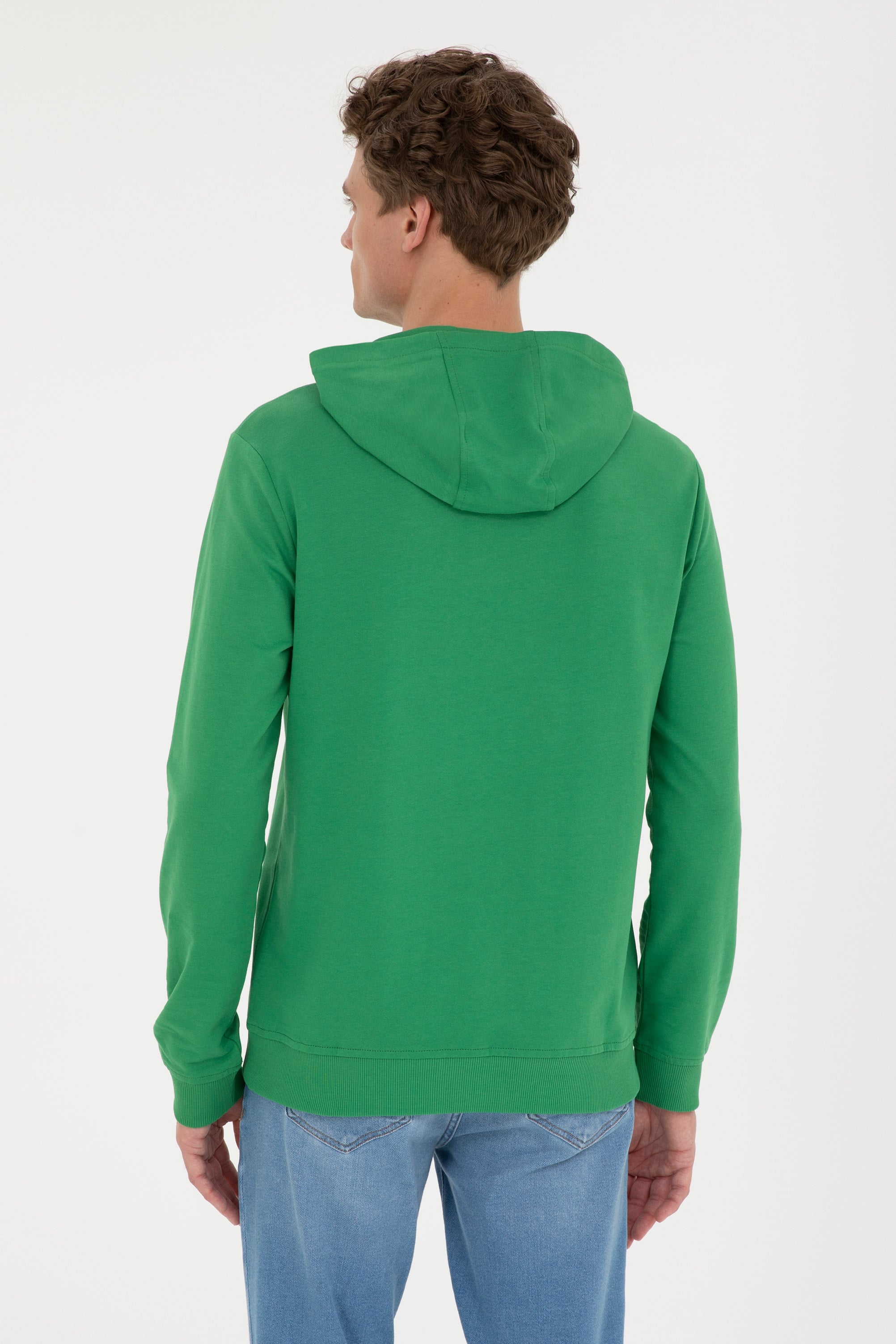 Erkek Yeşil Sweatshirt - Image 5