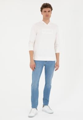 Erkek Ekru Sweatshirt - 50279634041