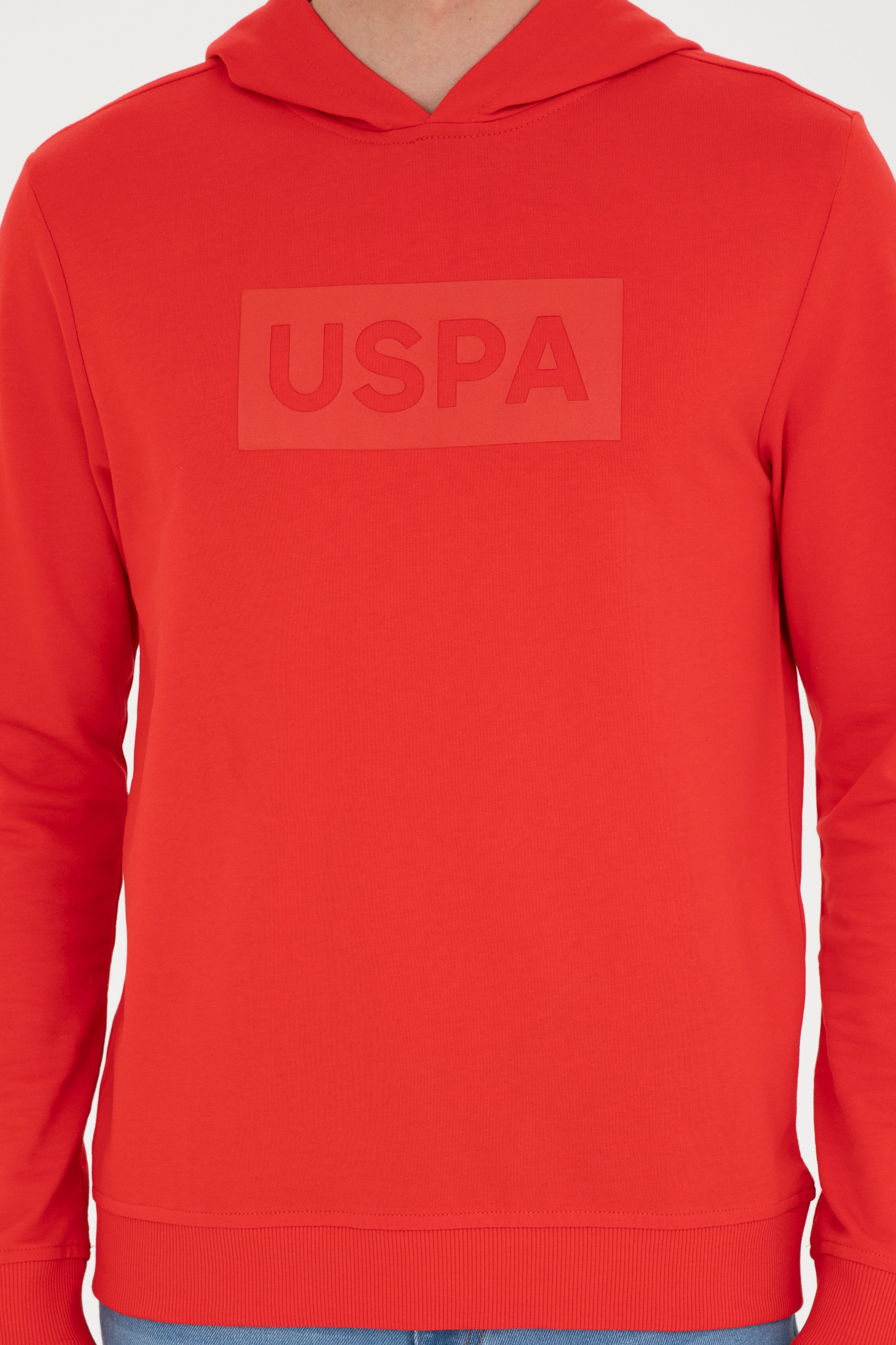 Erkek Kırmızı Sweatshirt - Image 6