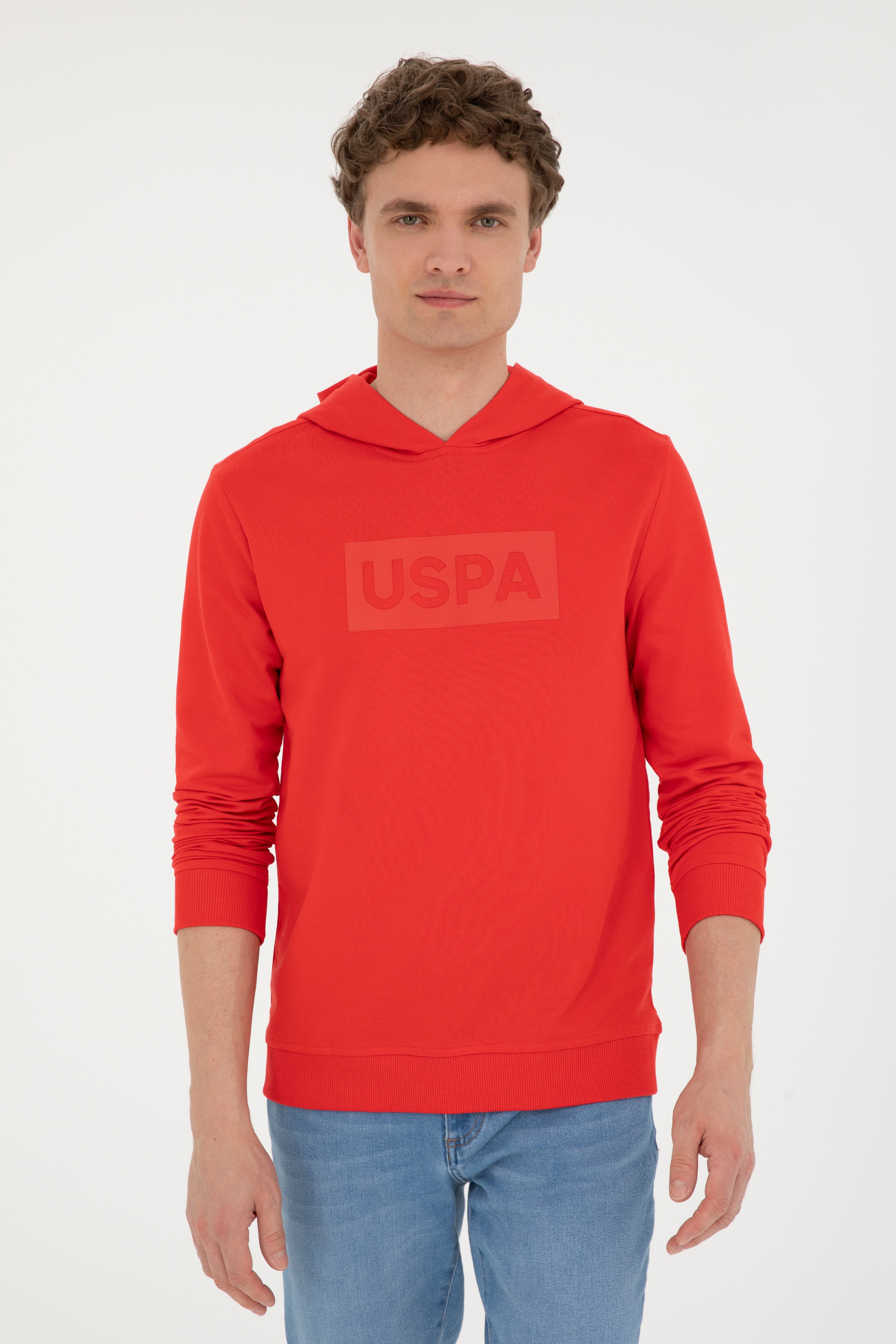 Erkek Kırmızı Sweatshirt