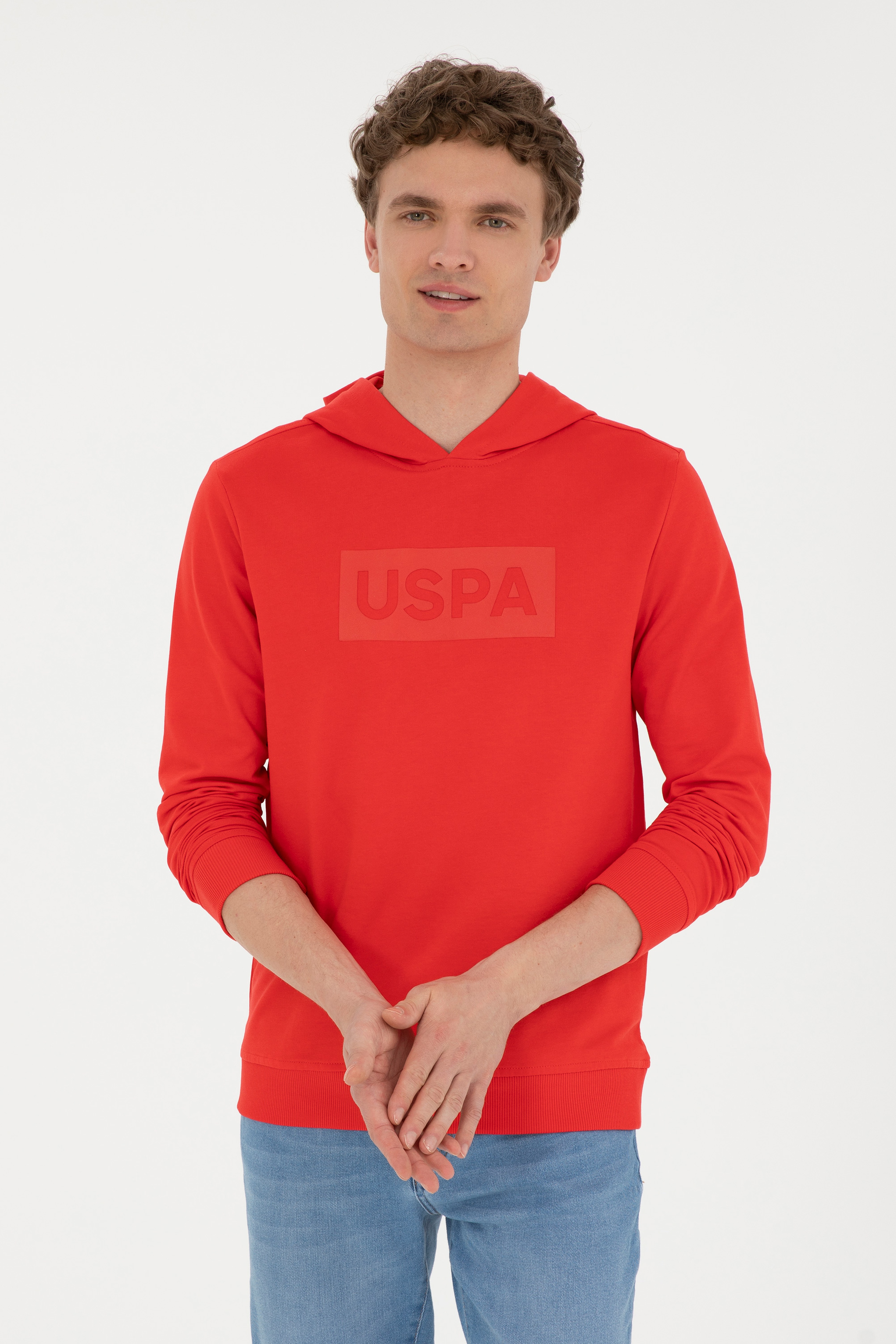 Erkek Kırmızı Sweatshirt - Image 1