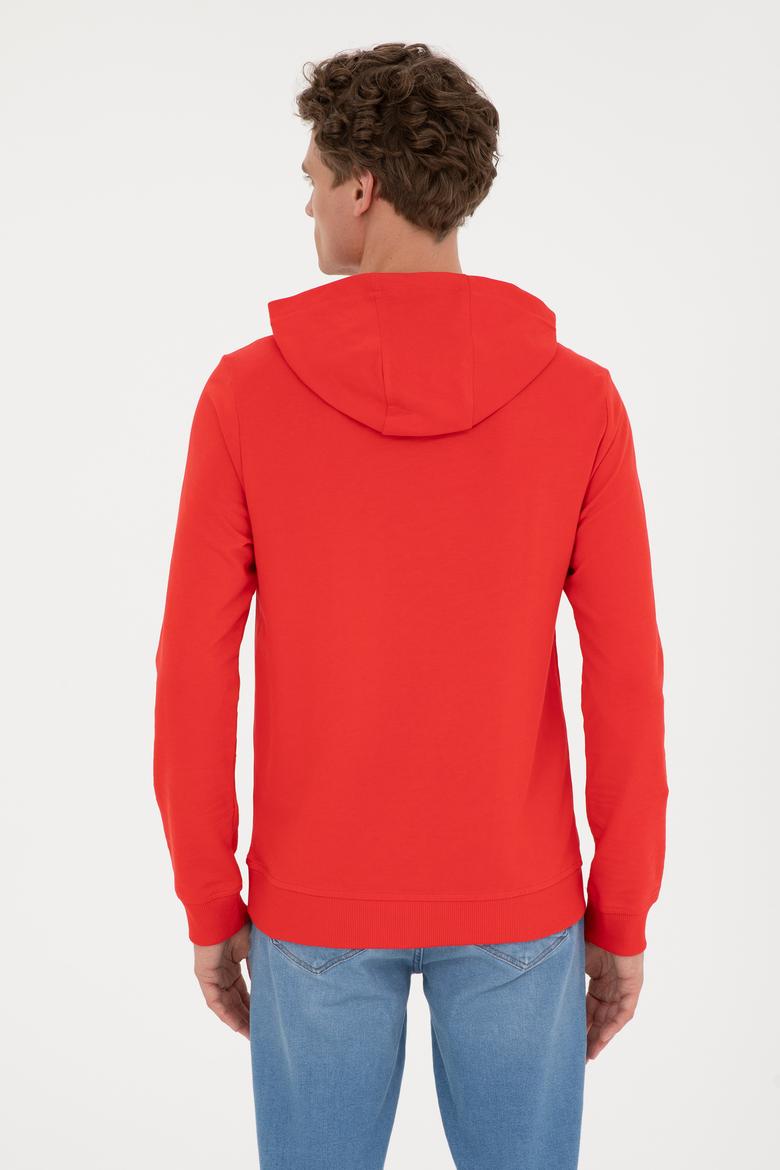 Erkek Kırmızı Sweatshirt - 50279634051