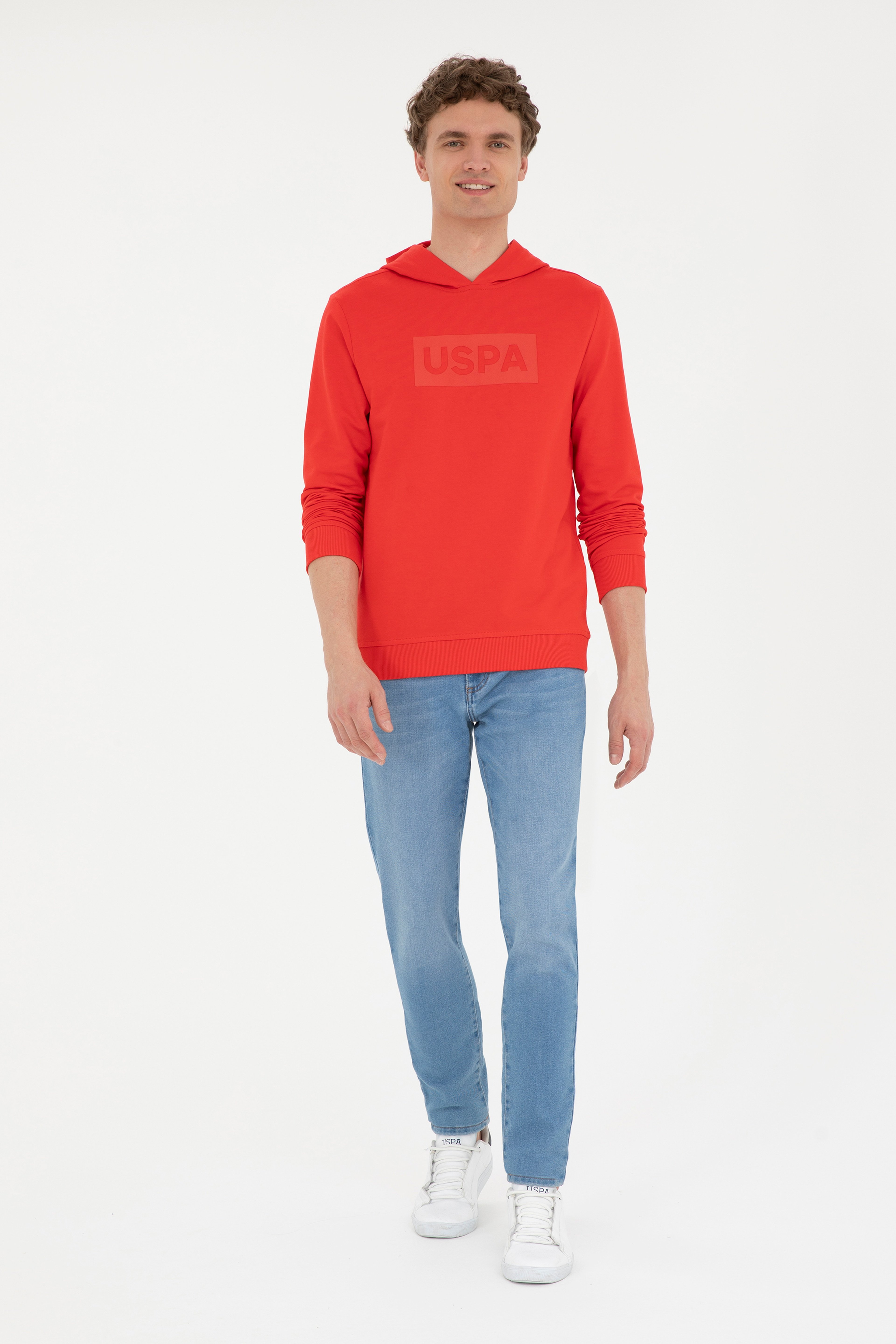 Erkek Kırmızı Sweatshirt