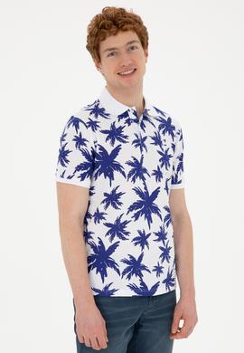 Erkek Standart Fit Polo Yaka Saks Tişört - 50289882011