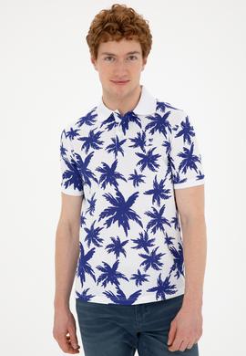 Erkek Standart Fit Polo Yaka Saks Tişört - 50289882011