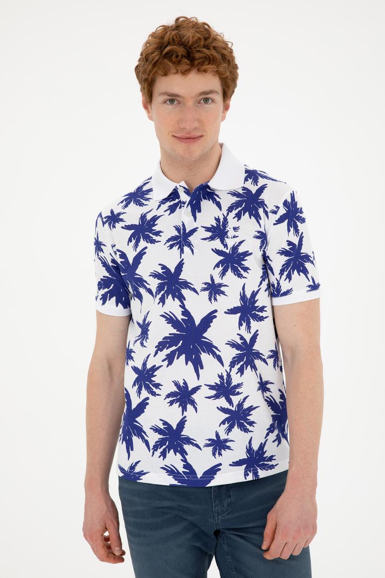 Erkek Standart Fit Polo Yaka Saks Tişört - 50289882011