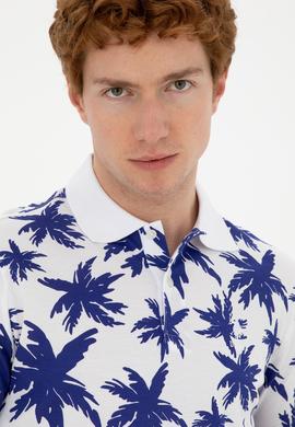 Erkek Standart Fit Polo Yaka Saks Tişört - 50289882011