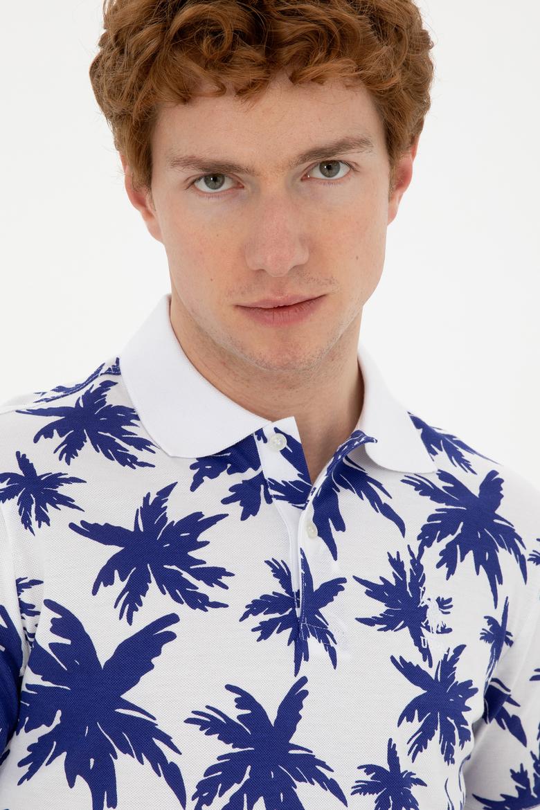 Erkek Standart Fit Polo Yaka Saks Tişört - 50289882011