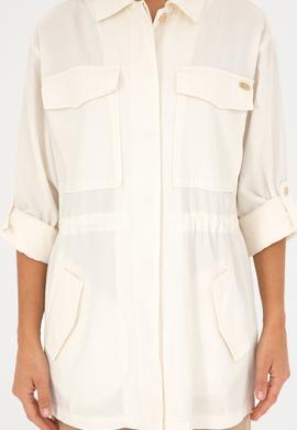 Kadın Ekru Ceket - 50284004019