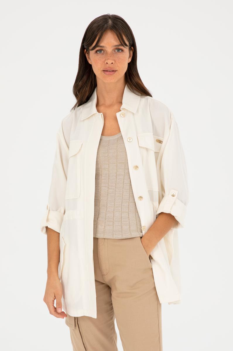 Kadın Ekru Ceket