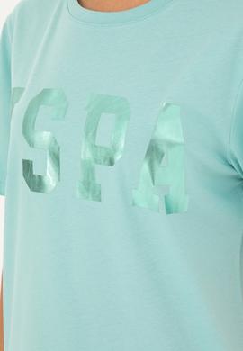 Kadın Su Yeşili Basic Bisiklet Yaka Tişört - 50280020045