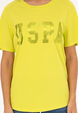 Kadın Fıstık Yeşili Basic Bisiklet Yaka Tişört - 50280020070