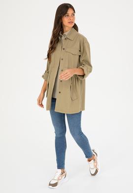 Kadın Haki Ceket - 50284004006