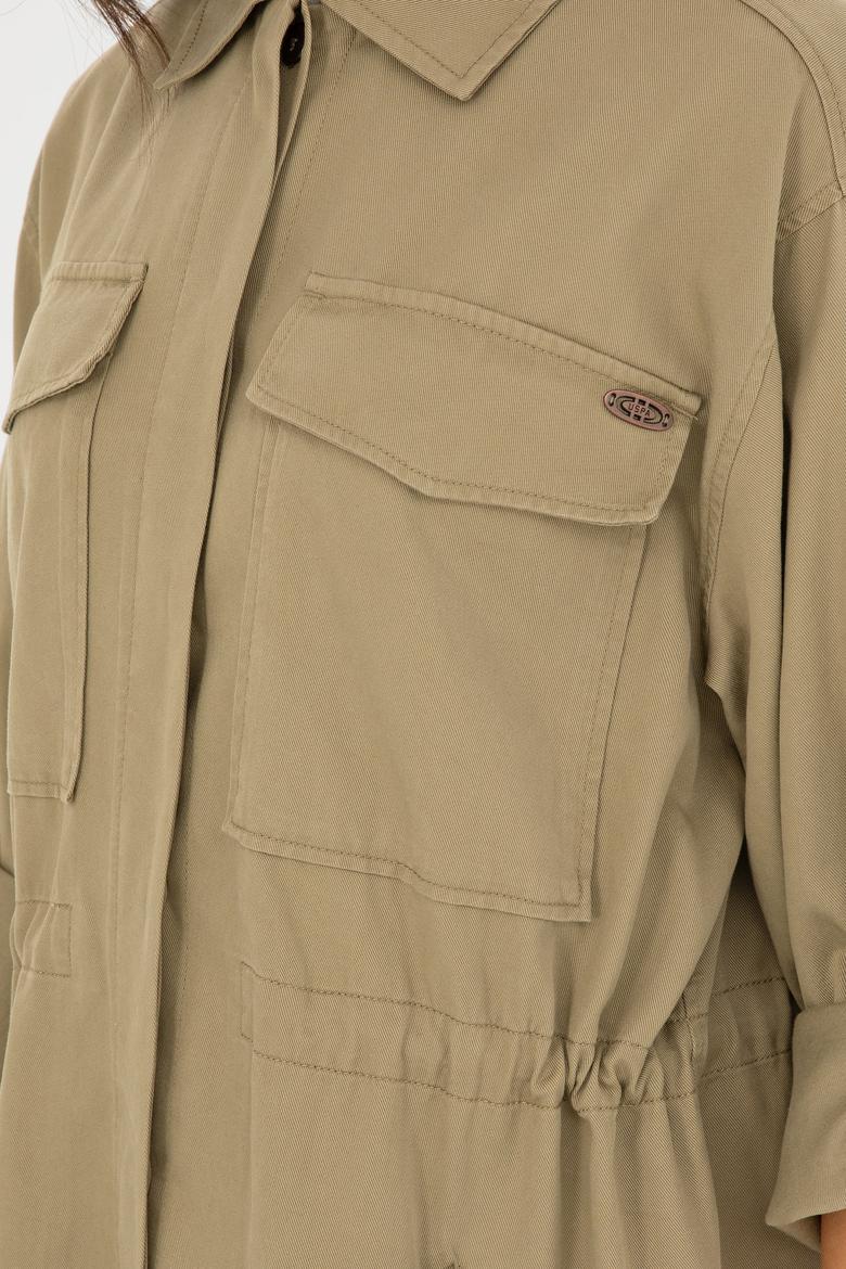 Kadın Haki Ceket - 50284004006