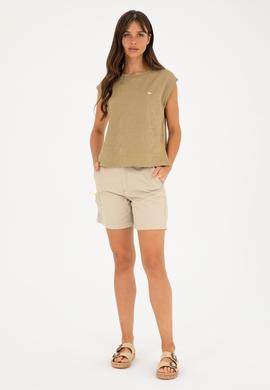 Kadın Taş Dokuma Şort - 50282586001