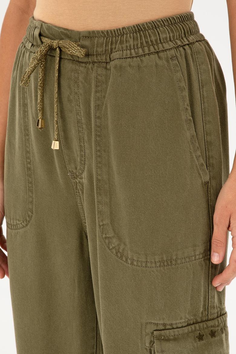 Kadın Haki Jean Pantolon - 50272273007