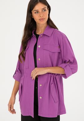 Kadın Mor Ceket - 50284004026