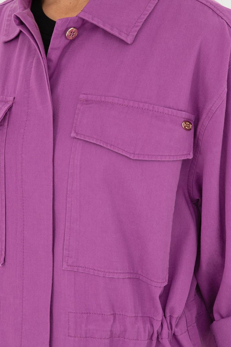 Kadın Mor Ceket - 50284004026