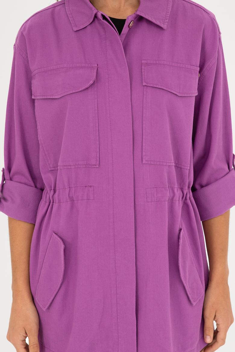 Kadın Mor Ceket - 50284004026