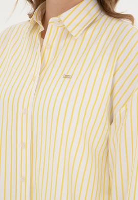 Kadın Sarı Uzun Kollu Gömlek - 50289131011