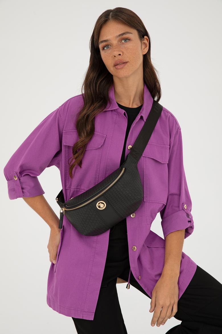 Kadın Siyah Bel Çantası