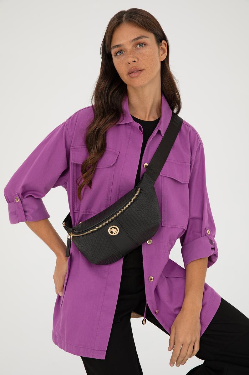 Kadın Siyah Bel Çantası