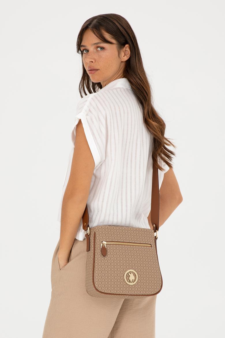 Kadın Koyu Bej Çapraz Çanta
