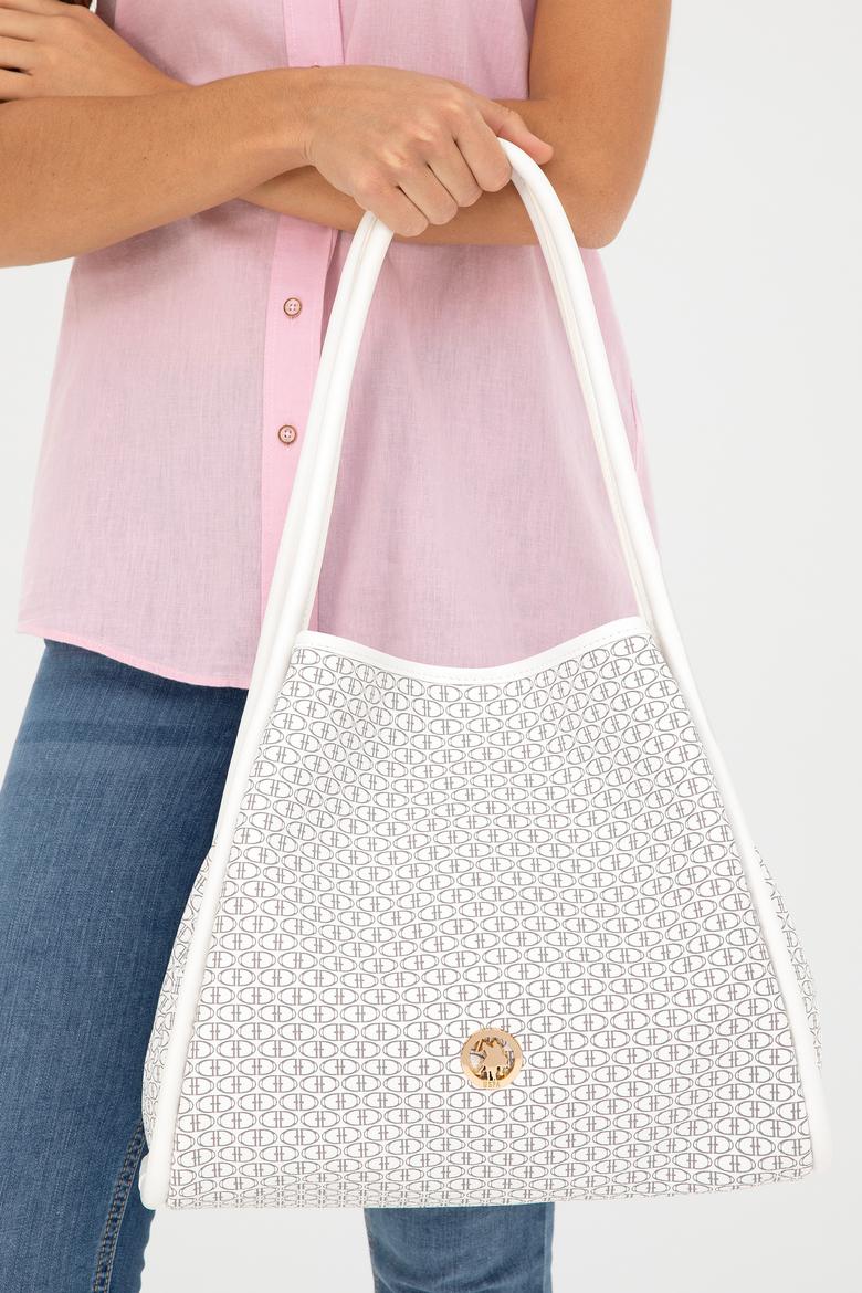 Kadın Beyaz Omuz Çantası - 50293713004