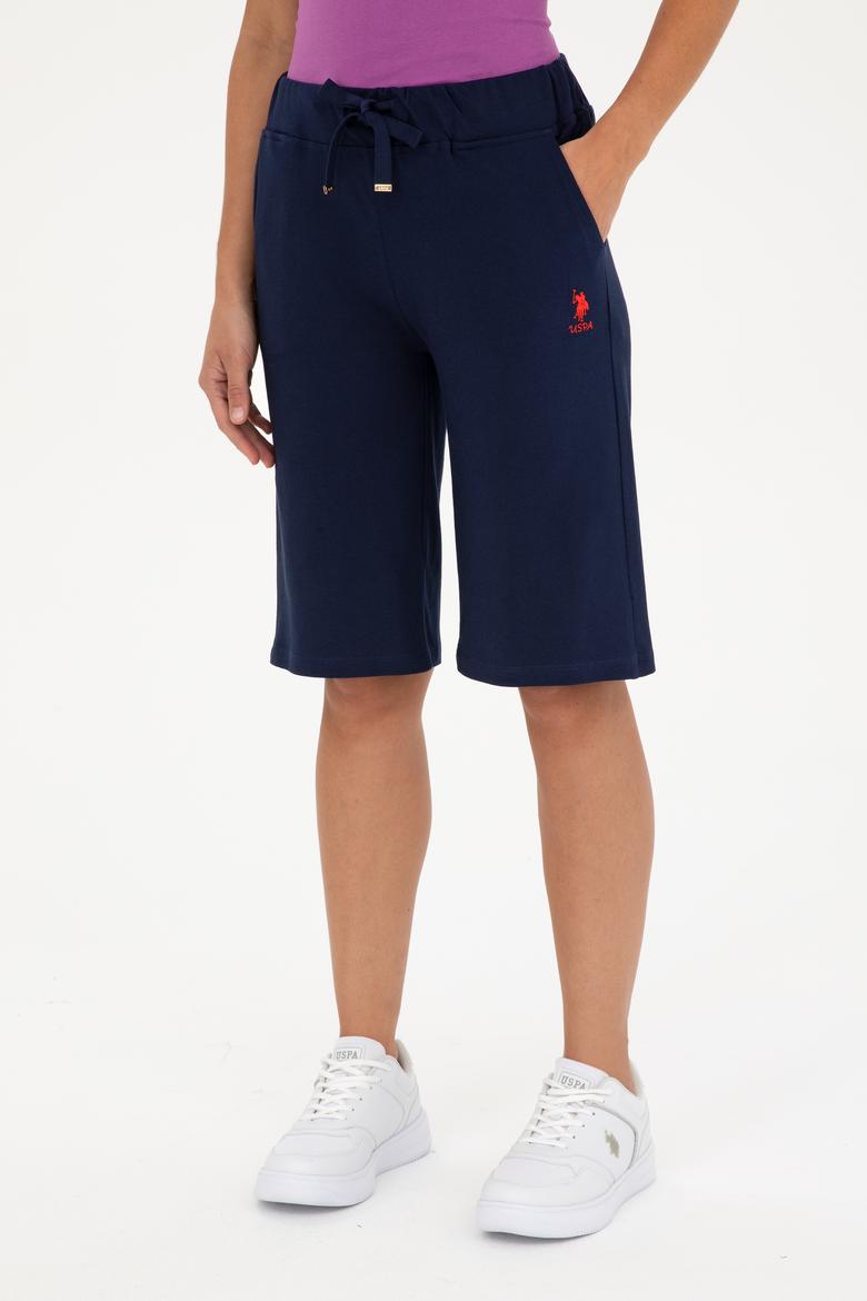 Kadın Lacivert Örme Şort - 50280073004