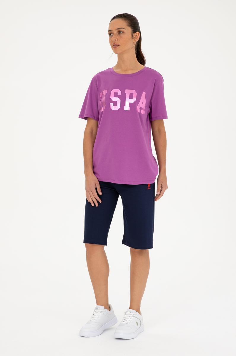 Kadın Lacivert Örme Şort