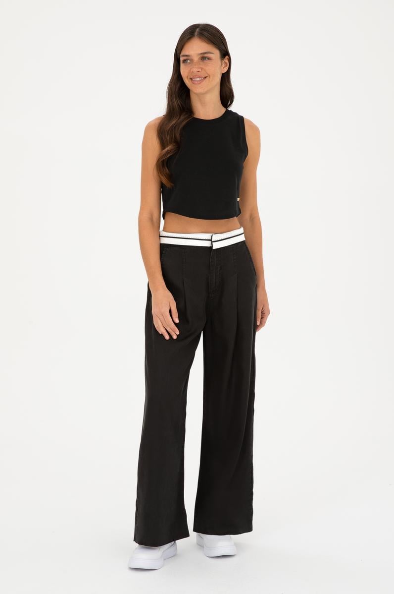 Kadın Siyah Jean Pantolon