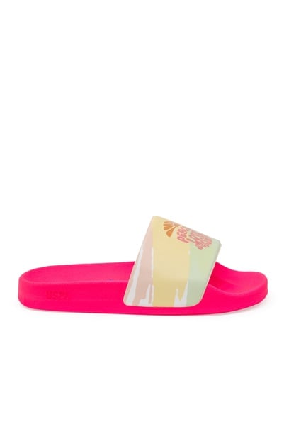 Kız Çocuk Neon Pembe Terlik