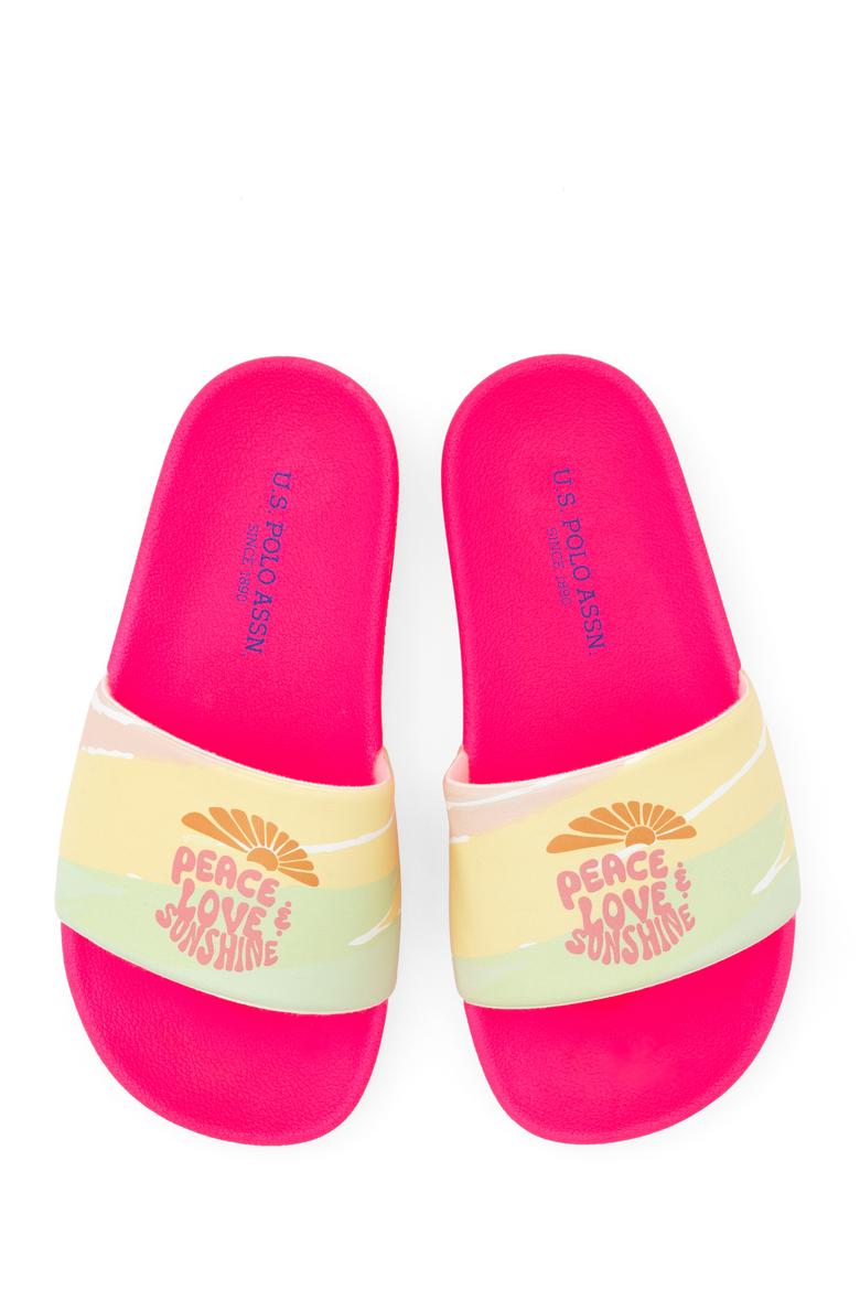 Kız Çocuk Neon Pembe Terlik - 50287259013