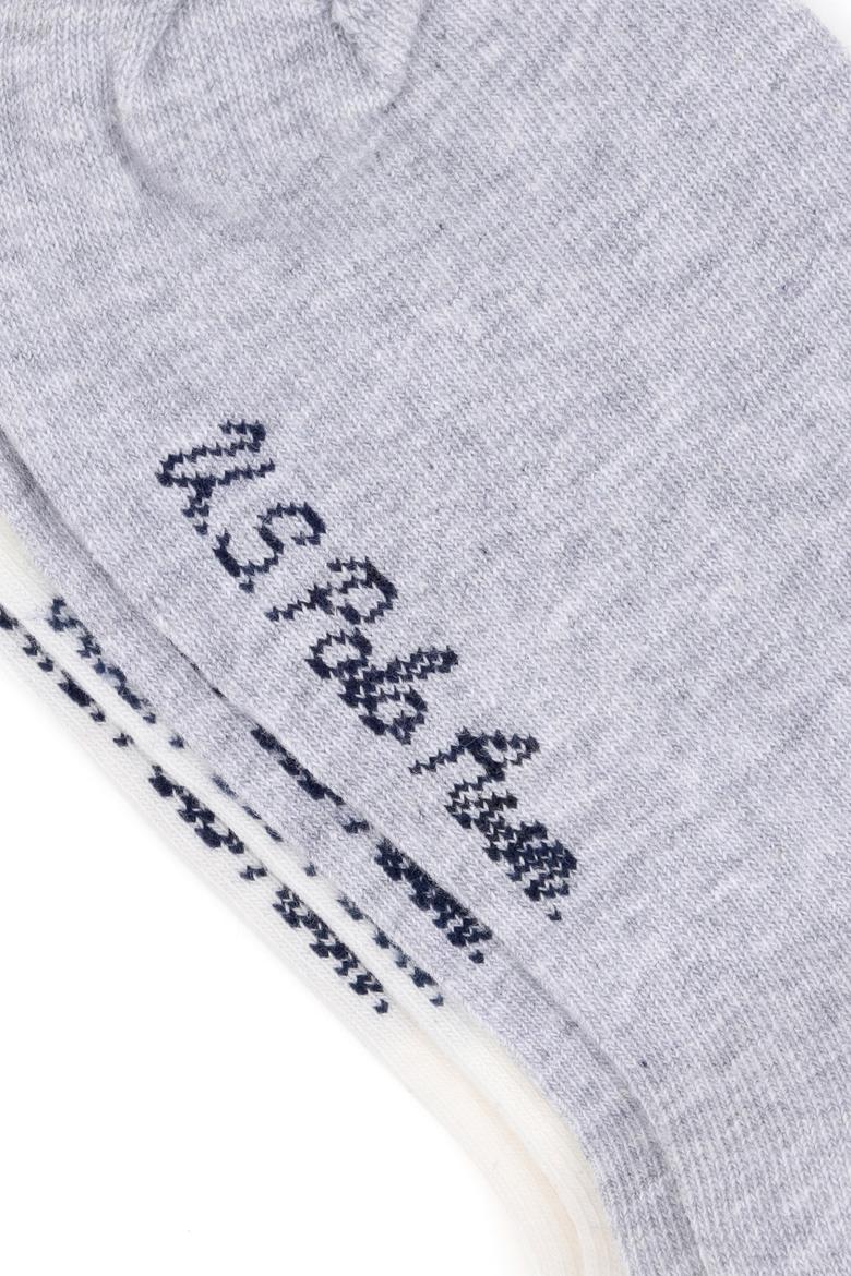 Kadın Gri Melanj Çorap - 50241095008