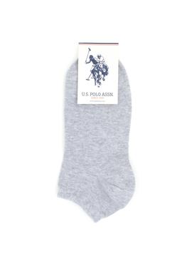 Kadın Gri Melanj Çorap - 50241095008